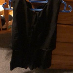 Pre-loved one piece dress jump suit black